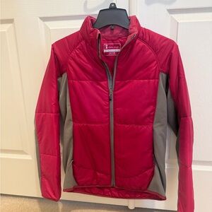 Alpine Design Pink and Gray Women's Puffer Jacket